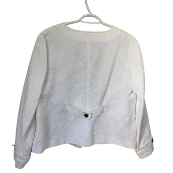 Faconnable white designer double-breasted jacket/blazer size 16 - Picture 3 of 4